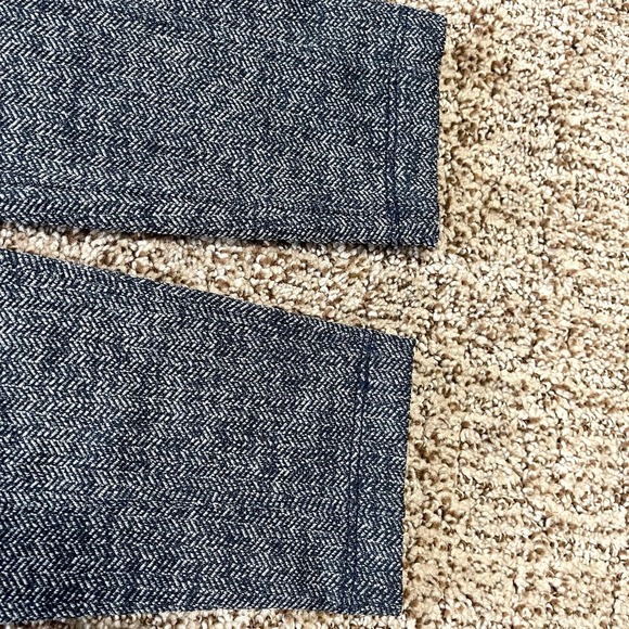 EUC Athleta Metro High Waist Heathered Navy Herringbone Leggings size XS - Picture 5 of 10